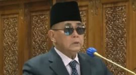 Tangkapan Layar, Pimpinan Pondok Pesantren Al Zaytun, Panji Gumilang. (Dok. Youtube.com/Al-Zaytun Official)

