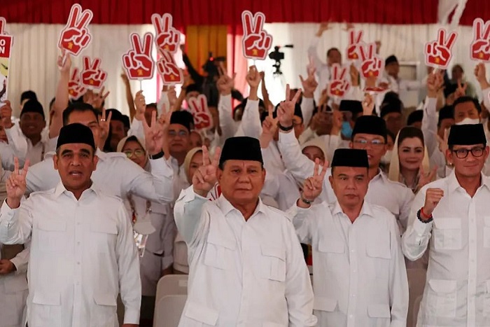 Ketua Umum Partai Gerindra Prabowo Subianto bersama Sekretaris Jenderal (Sekjen) Partai Gerindra Ahmad Muzani. (Instagram.com/@ahmadmuzani)