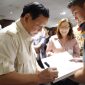 Kunjungan Menteri Pertahanan (Menhan) Prabowo Subianto yang datang ke kantor CT Corp meninggalkan kesan bagi para wartawan. (Dok. Tim Media Prabowo) 
