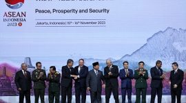 Menteri Pertahanan RI Prabowo Subianto secara resmi membuka penyelenggaraan the 17th ASEAN Defence Ministers’ Meeting (ADMM) yang digelar di Jakarta Convention Center (JCC). (Dok. Tim Media Prabowo Subianto)  