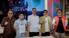 Sandiaga Salahuddin Uno mendukung penuh kolaborasi antara ADKI dengan IeSPA (Indonesia e-Sport Asociation) untuk mengembangkan Desa Kreatif Esports. (Dok. AMDI)