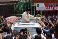 Calon Presiden Nomor Urut 2, Prabowo Subianto melakukan Ziarah ke Makam Bapak Proklamator Ir. Soekarno yang terletak di Blitar, Jawa Timur. (Dok. Tim Media Prabowo-Gibran)

