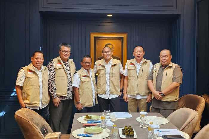 Ketua Bappilu PPP Sandiaga Uno menerima aspirasi dari organisasi Korps Anak (KORSA) ASN dan TNI/Polri. (Dok. Korps Anak (Korsa) ASN - TNI/Polri)