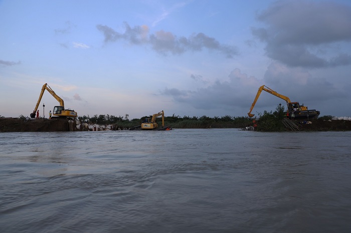 Banjir bandang melanda Kecamatan Karanganyar dan Kecamatan Gajah di Kabupaten Demak, Jawa Tengah. (Dok. BNPB)

