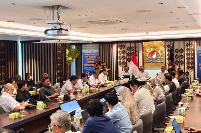 Focus Group Discussion (FGD) Pelatihan Vokasi Infrastruktur KADIN Indonesia dan BNSP di Menara KADIN, Jakarta (7/3/24). (doc.Ist)