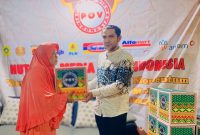 POV Indonesia Berbagi Kebaikan dalam Momentum Perayaan HUT Pertama. (Dok. Wido)