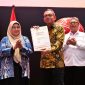 Foto : Acara penyerahan Sertifikat Lisensi BNSP kepada LSP IKEPAMI di Jakarta. Acara ini dihadiri oleh berbagai pemangku kepentingan industri pasar modal, termasuk perwakilan dari OJK, PT Bursa Efek Indonesia, dan asosiasi terkait, Jakarta (3/7/24). (Doc.Ist)