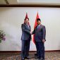 Presiden RI Prabowo Subianto melakukan pertemuan bilateral dengan Presiden Vietnam, Jenderal Luong Cuong di Swissotel, Lima, Peru. (Dok. Tim Media Prabowo)