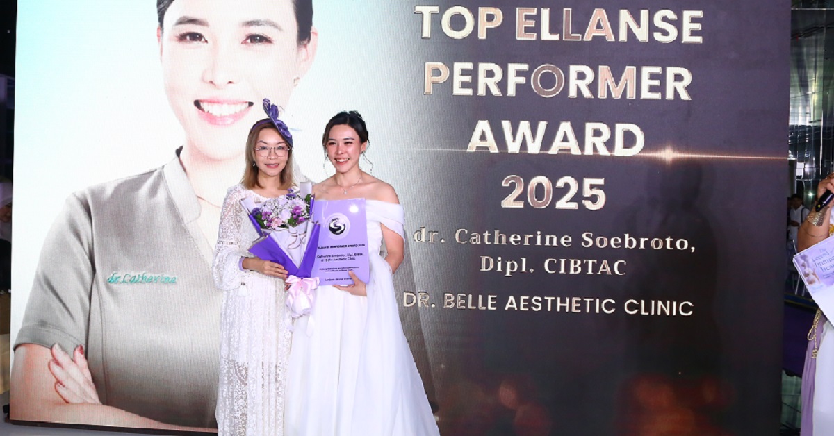 Dedikasi Tanpa Batas Dr. Catherine Soebroto Raih Penghargaan Top Performer Ellansé Se-Indonesia